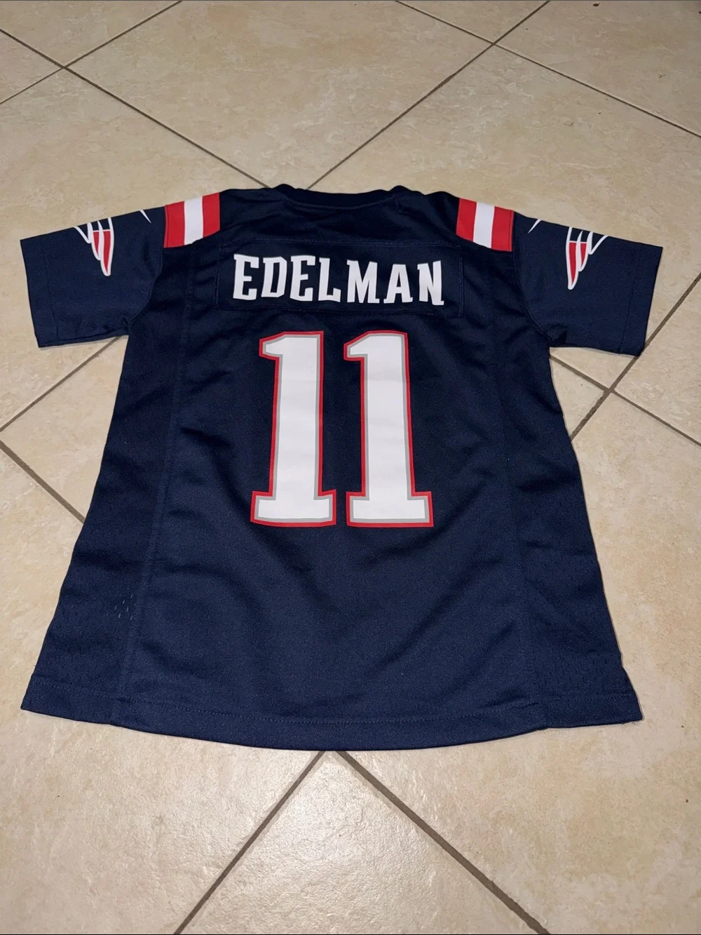 Julian Edelman New England Patriots #11 Navy NFL Jersey